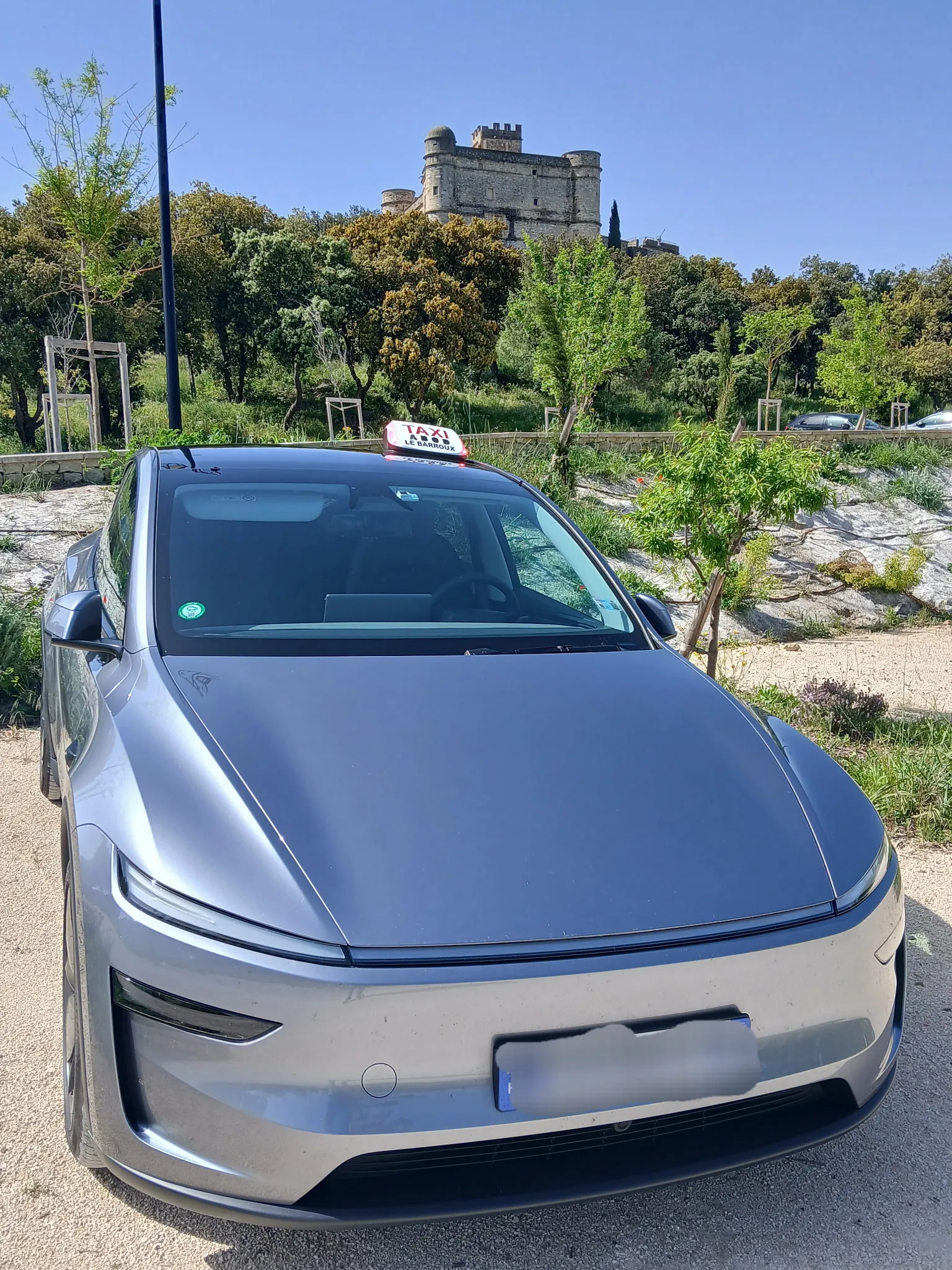 Taxi Le Barroux Tesla